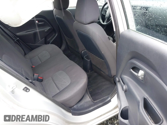 2014 Kia Rio LX with VIN KNADM4A31E6327403, listed as a IAAI auction lot 41915952 with 127,167 mi miles. Bid and sale history available at carsss.com. Image 8.