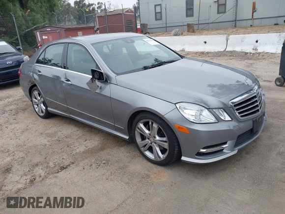 2013 Mercedes-Benz E 350 Luxury with VIN WDDHF5KB7DA700004, listed as a IAAI auction lot 42174241 with 146,541 mi miles and . Bid and sale history available at DreamBid. Image 1.