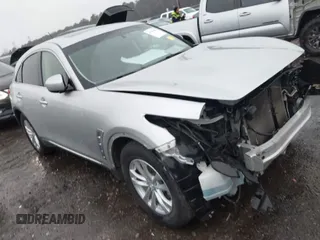 2016 Infiniti QX70 with VIN JN8CS1MU1GM671887, listed as a IAAI auction lot 41741481 with 88,547 mi miles and . Bid and sale history available at DreamBid. Image 1.