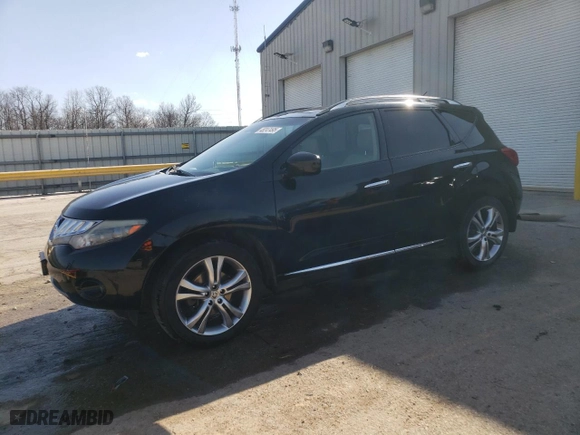 2009 Nissan Murano S with VIN JN8AZ18W59W112140, listed as a Copart auction lot 48247495 with 197,113 mi miles and Salvage Title. Bid and sale history available at carsss.com. Image 1.