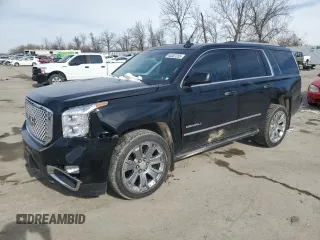 2015 GMC Yukon Denali with VIN 1GKS2CKJ5FR605263, listed as a Copart auction lot 45307355 with 128,245 mi miles and Clean Title. Bid and sale history available at carsss.com. Image 1.