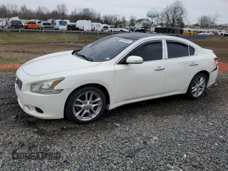 2011 Nissan Maxima 3.5 SV w/Premium Pkg with VIN 1N4AA5AP6BC844318, listed as a Copart auction lot 50840485 with 107,025 mi miles and Salvage Title. Bid and sale history available at carsss.com. Image 1.