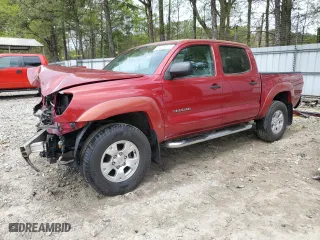 2005 Toyota Tacoma PreRunner with VIN 3TMJU62N35M005685, listed as a Copart auction lot 51305915 with 306,467 mi miles and Salvage Title. Bid and sale history available at carsss.com. Image 1.