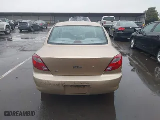 2002 Kia Rio with VIN KNADC123626192611, listed as a IAAI auction lot 41765104 with 62,387 mi miles. Bid and sale history available at carsss.com. Image 16.