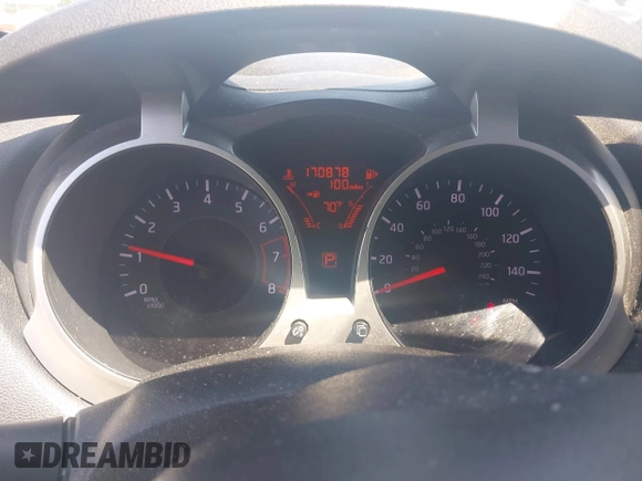 2013 Nissan Juke Nismo with VIN JN8AF5MV2DT228483, listed as a IAAI auction lot 42090996 with 170,878 mi miles and . Bid and sale history available at DreamBid. Image 7.