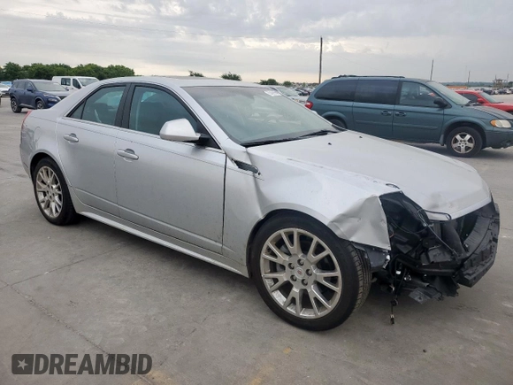 2013 Cadillac CTS Premium with VIN 1G6DP5E35D0164253, listed as a Copart auction lot 63459965 with 14,780 mi miles and Salvage title. Bid and sale history available at DreamBid. Image 4.