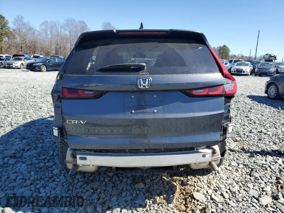 2024 Honda CR-V EX-L with VIN 2HKRS4H71RH459757, listed as a Copart auction lot 46413675 with 15,027 mi miles and Salvage Title. Bid and sale history available at carsss.com. Image 6.