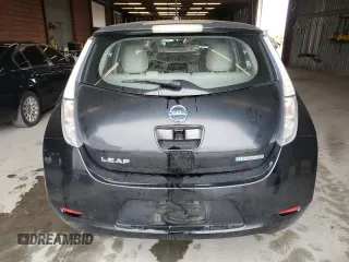 2011 Nissan LEAF SL-e with VIN JN1AZ0CP0BT008767, listed as a Copart auction lot 49310855 with 125,719 mi miles and Salvage Title. Bid and sale history available at carsss.com. Image 6.