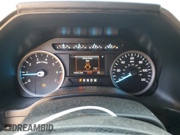 2020 Ford Expedition Max XLT with VIN 1FMJK1HT8LEA90942, listed as a Copart auction lot 43364365 with 74,347 mi miles and Salvage Title. Bid and sale history available at DreamBid. Image 9.