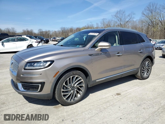 2019 Lincoln Nautilus Reserve z VIN 2LMPJ6L96KBL28372, wystawiony jako Copart lot #52372525 z przebiegiem 93 061 mil mil oraz Czysty tytuł • Clean title. Historia ofert i sprzedaży dostępna na DreamBid. Obrazek 1.