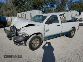 2021 Ram 1500 Tradesman z VIN 3C6JR6DG8MG513011, wystawiony jako Copart lot #60338555 z przebiegiem 67 195 mil mil oraz Szkoda całkowita • Salvage title. Historia ofert i sprzedaży dostępna na DreamBid. Obrazek 1.