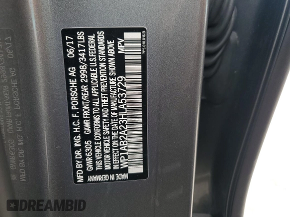 2017 Porsche Cayenne S z VIN WP1AB2A23HLA53729, wystawiony jako Copart lot #80111794 z przebiegiem 93 539 mil mil oraz Tytuł czysty. Historia ofert i sprzedaży dostępna na DreamBid. Obrazek 15.