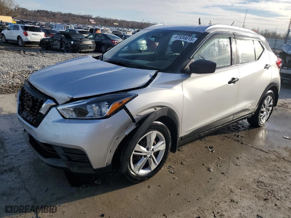 2018 Nissan Kicks SV with VIN 3N1CP5CU6JL505374, listed as a Copart auction lot 47534615 with 120,429 mi miles and Salvage Title. Bid and sale history available at carsss.com. Image 1.