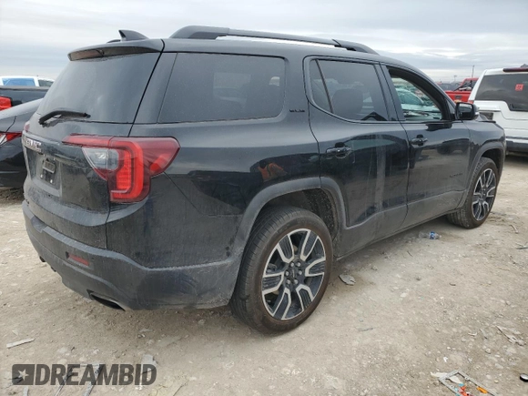 2021 GMC Acadia SLE with VIN 1GKKNKLS4MZ127651, listed as a Copart auction lot 84031444 with 78,704 mi miles and Salvage Title. Bid and sale history available at DreamBid. Image 3.