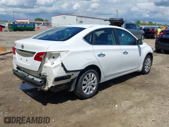 2016 Nissan Sentra SV with VIN 3N1AB7AP2GY274161, listed as a IAAI auction lot 42010823 with 117,167 mi miles and . Bid and sale history available at DreamBid. Image 4.