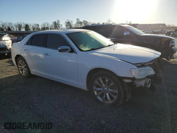 2017 Chrysler 300 with VIN 2C3CCAKG1HH565678, listed as a Copart auction lot 49438775 with 124,460 mi miles and Salvage Title. Bid and sale history available at carsss.com. Image 4.