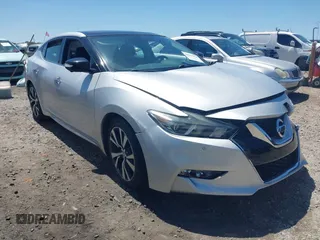 2017 Nissan Maxima Platinum with VIN 1N4AA6AP3HC393122, listed as a IAAI auction lot 42144056 with 110,399 mi miles and . Bid and sale history available at DreamBid. Image 1.