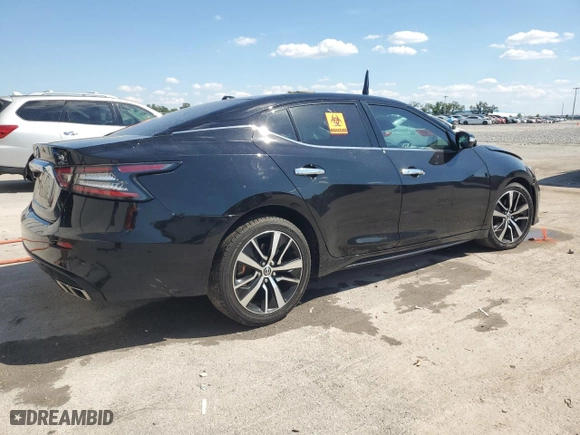 2022 Nissan Maxima SV with VIN 1N4AA6CV7NC503449, listed as a Copart auction lot 50435055 with 46,828 mi miles and Non Repairable. Bid and sale history available at carsss.com. Image 3.