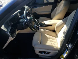 2020 BMW 5 Series 530e with VIN WBAJA9C00LB399824, listed as a Copart auction lot 45011365 with 52,678 mi miles and Salvage Title. Bid and sale history available at DreamBid. Image 7.
