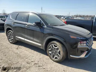 2022 Hyundai Santa Fe Hybrid SEL Premium with VIN KM8S3DA17NU030302, listed as a Copart auction lot 44356684 with 28,487 mi miles. Bid and sale history available at carsss.com. Image 4.