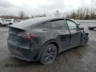 2024 Tesla Model Y Long Range with VIN 7SAYGDEE2RF131085, listed as a Copart auction lot 50171055 with Not Provided miles and Salvage Title. Bid and sale history available at DreamBid. Image 3.