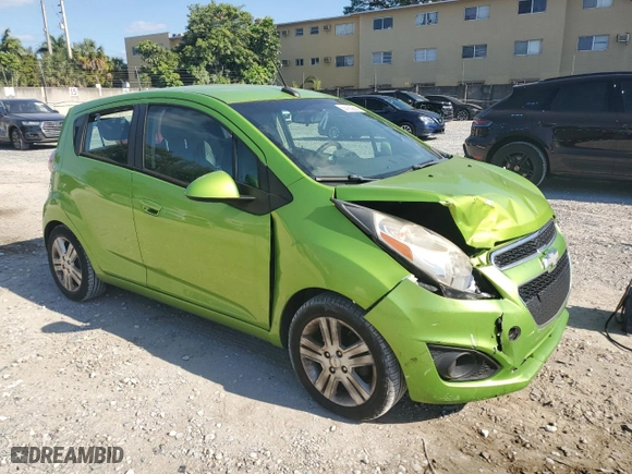 2014 Chevrolet Spark LS with VIN KL8CB6S90EC584064, listed as a Copart auction lot 53160255 with 79,652 mi miles and Salvage Title. Bid and sale history available at carsss.com. Image 4.