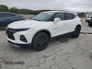 2020 Chevrolet Blazer LT z VIN 3GNKBDRS2LS608427, wystawiony jako Copart lot #51131155 z przebiegiem 45 280 mil mil oraz Szkoda całkowita • Salvage title. Historia ofert i sprzedaży dostępna na DreamBid. Obrazek 1.