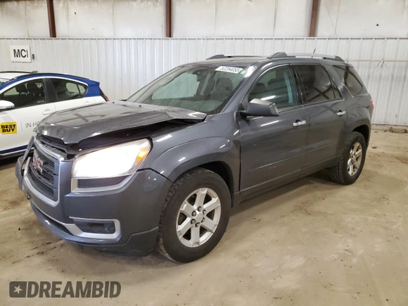 2013 GMC Acadia SLE with VIN 1GKKRNED6DJ132398, listed as a Copart auction lot 52284055 with 154,525 mi miles and Clean Title. Bid and sale history available at carsss.com. Image 1.