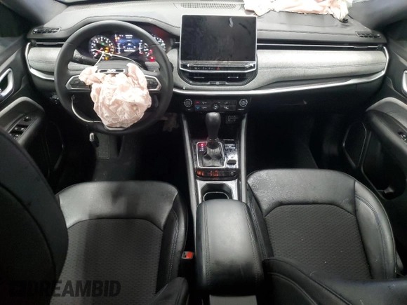 2024 Jeep Compass Latitude with VIN 3C4NJDBN9RT606741, listed as a Copart auction lot 56697525 with 28,605 mi miles and Salvage title. Bid and sale history available at DreamBid. Image 8.