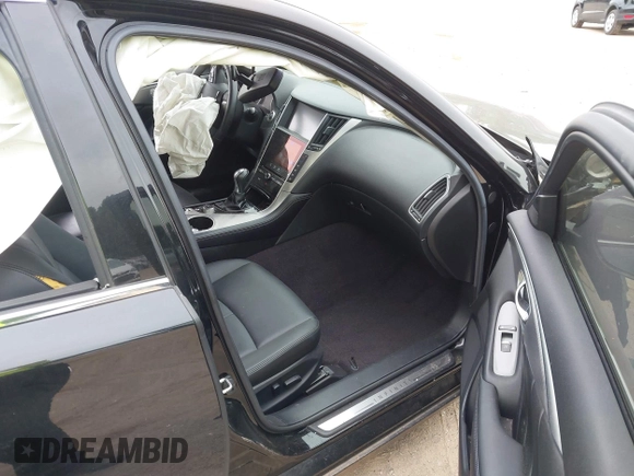 2017 Infiniti Q50 Premium z VIN JN1EV7AR8HM839575, wystawiony jako IAAI lot #42208933 z przebiegiem 160 873 mil mil oraz . Historia ofert i sprzedaży dostępna na DreamBid. Obrazek 5.
