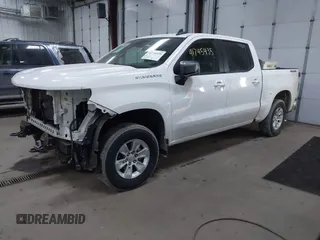 2023 Chevrolet Silverado 1500 LT with VIN 2GCUDDED8P1101634, listed as a IAAI auction lot 41745435 with 92,444 mi miles. Bid and sale history available at carsss.com. Image 2.