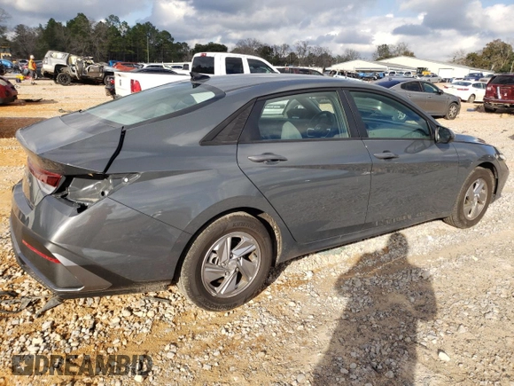 2024 Hyundai Elantra SE with VIN KMHLL4DG3RU794576, listed as a Copart auction lot 43931935 with 2,194 mi miles and Salvage title. Bid and sale history available at DreamBid. Image 3.