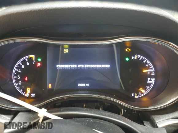 2019 Jeep Grand Cherokee Upland with VIN 1C4RJFAG0KC540601, listed as a Copart auction lot 44116615 with 70,091 mi miles and Salvage Title. Bid and sale history available at carsss.com. Image 9.