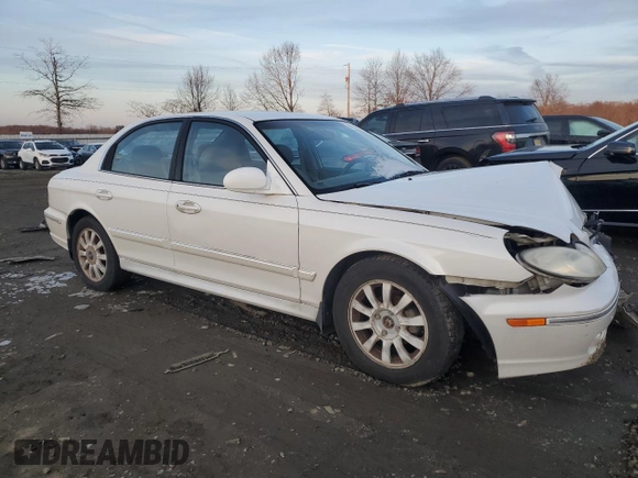 2003 Hyundai Sonata GLS with VIN KMHWF35HX3A756776, listed as a Copart auction lot 86134954 with 100,605 mi miles and Salvage Title. Bid and sale history available at carsss.com. Image 4.