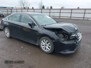 2017 Subaru Legacy Premium with VIN 4S3BNAF68H3026304, listed as a IAAI auction lot 41906623 with 142,924 mi miles. Bid and sale history available at carsss.com. Image 1.