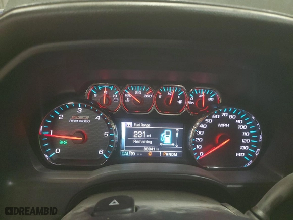 2015 Chevrolet Silverado 1500 LTZ with VIN 3GCUKSEJ2FG226246, listed as a Copart auction lot 82253324 with 88,941 mi miles and Salvage Title. Bid and sale history available at carsss.com. Image 9.