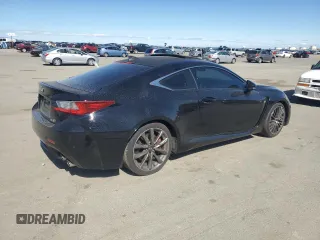 2015 Lexus RC F with VIN JTHHP5BC1F5003017, listed as a Copart auction lot 47482025 with 71,569 mi miles and Salvage Title. Bid and sale history available at carsss.com. Image 3.