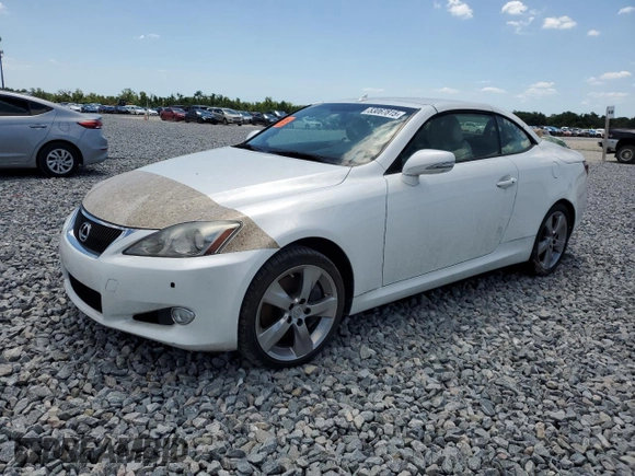 2010 Lexus IS with VIN JTHFE2C29A2504653, listed as a Copart auction lot 53067815 with Not Provided miles and Salvage Title. Bid and sale history available at carsss.com. Image 1.