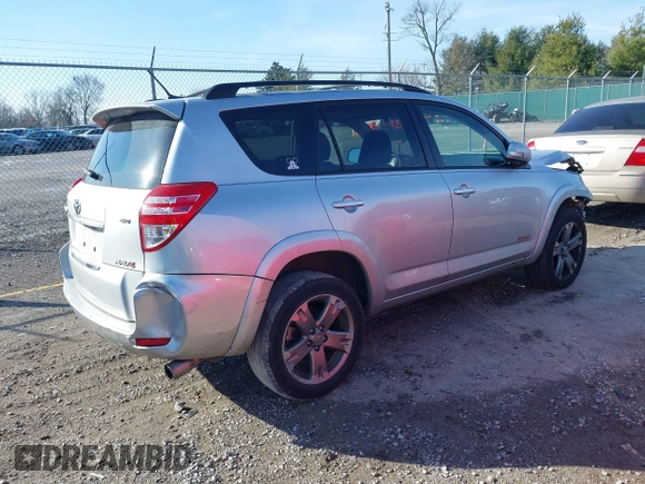 2011 Toyota RAV4 Sport with VIN JTMRF4DV6B5046165, listed as a IAAI auction lot 41165852 with 90,250 mi miles. Bid and sale history available at carsss.com. Image 4.
