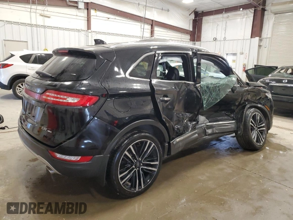 2017 Lincoln MKC Reserve with VIN 5LMTJ3DH9HUL70808, listed as a Copart auction lot 55073295 with 55,775 mi miles and Non Repairable. Bid and sale history available at DreamBid. Image 3.