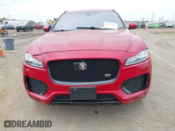 2017 Jaguar F-Pace S with VIN SADCM2BV8HA099750, listed as a IAAI auction lot 42035692 with 63,301 mi miles and . Bid and sale history available at DreamBid. Image 6.