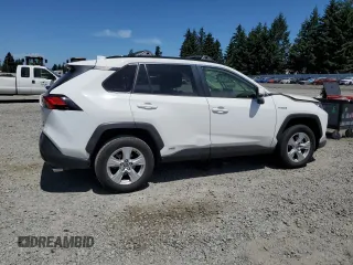 2021 Toyota RAV4 Hybrid LE with VIN JTMM6RFVXMD018561, listed as a Copart auction lot 60475965 with 56,074 mi miles and Salvage title. Bid and sale history available at DreamBid. Image 3.
