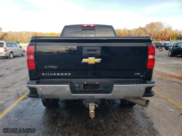 2015 Chevrolet Silverado 2500HD LTZ with VIN 1GC1KWE83FF143238, listed as a Copart auction lot 79953204 with 140,182 mi miles and Salvage Title. Bid and sale history available at carsss.com. Image 6.