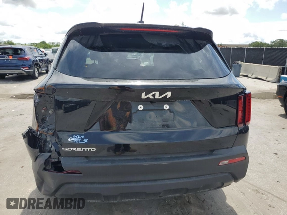2023 Kia Sorento LX with VIN 5XYRG4LC5PG244912, listed as a Copart auction lot 56687755 with 92,777 mi miles and Clean title. Bid and sale history available at DreamBid. Image 6.