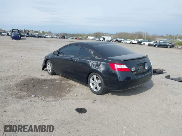 2007 Honda Civic Cpe EX with VIN 2HGFG11877H540775, listed as a IAAI auction lot 42006785 with 190,664 mi miles. Bid and sale history available at carsss.com. Image 3.