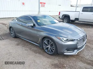 2017 Infiniti Q60 Premium with VIN JN1EV7EK7HM362795, listed as a IAAI auction lot 41524096 with 57,543 mi miles and . Bid and sale history available at DreamBid. Image 1.