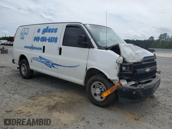 2017 Chevrolet Express Cargo z VIN 1GCWGAFF3H1147488, wystawiony jako Copart lot #51792665 z przebiegiem Nie podano mil oraz Szkoda całkowita • Salvage title. Historia ofert i sprzedaży dostępna na DreamBid. Obrazek 4.