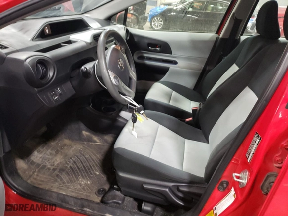 2012 Toyota Prius c One with VIN JTDKDTB32C1508930, listed as a Copart auction lot 79329133 with 133,549 mi miles and Salvage Title. Bid and sale history available at carsss.com. Image 7.