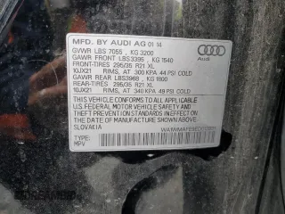 2014 Audi Q7 Prestige with VIN WA1WMAFE9ED013931, listed as a Copart auction lot 56900345 with 109,355 mi miles and Salvage title. Bid and sale history available at DreamBid. Image 13.