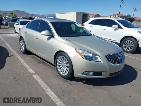 2012 Buick Regal with VIN 2G4GR5EK2C9139029, listed as a IAAI auction lot 42120576 with 90,901 mi miles. Bid and sale history available at carsss.com. Image 1.